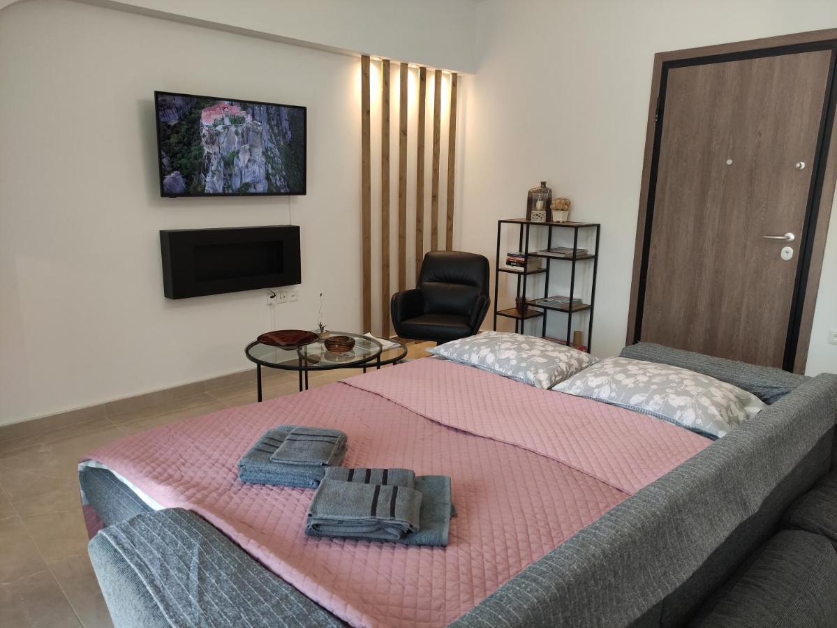 Grey Swan - Modern & Stylish Apartment With Private Parking 볼로스 외부 사진
